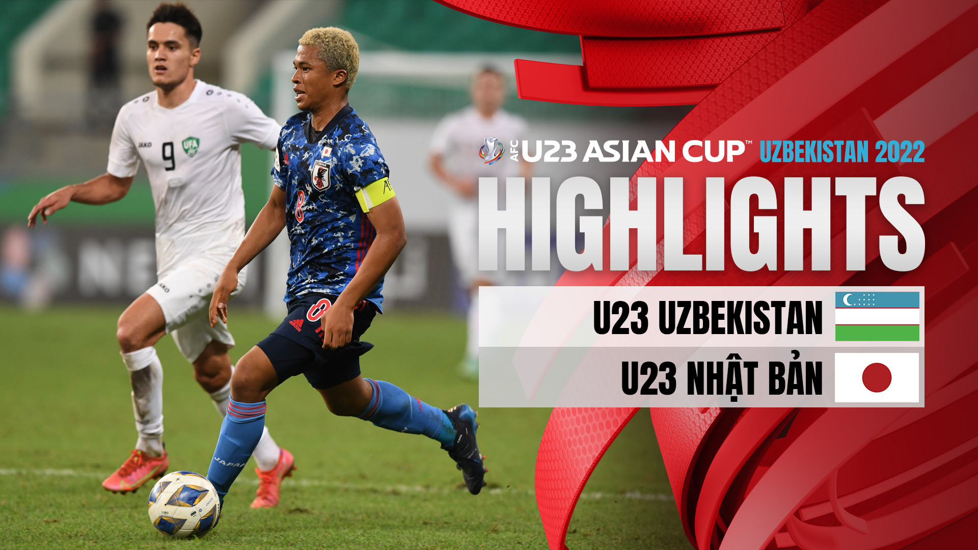 Highlight U23 Nhật Bản - U23 Uzabekistan 15/06/2022